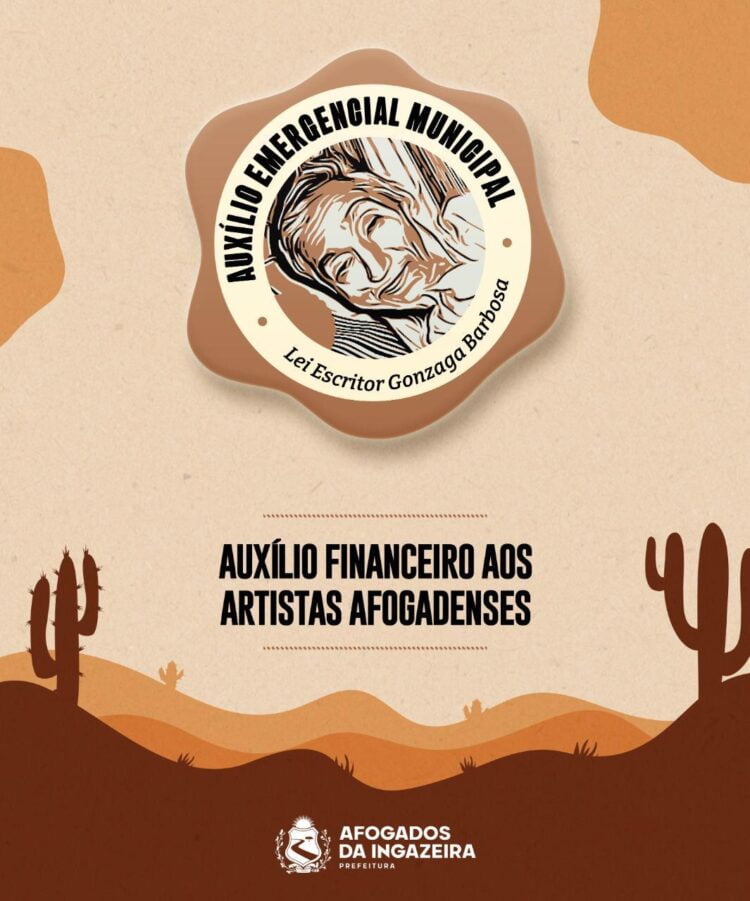 Prefeito apresenta projeto de auxílio emergencial para artistas afogadenses