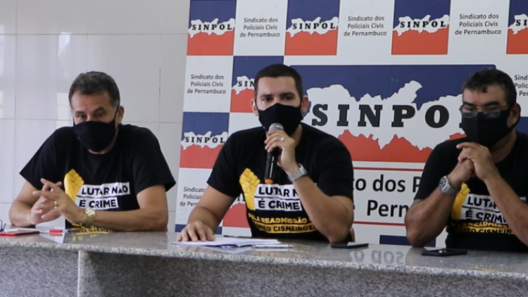 SINPOL-PE cobra plano de ação ao Governo de PE para vacinação dos profissionais da segurança pública