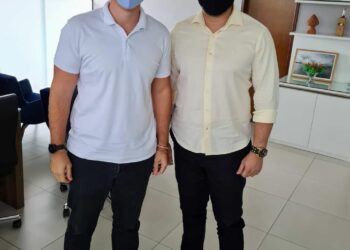 Vice-prefeito de Tuparetama, Diógenes Patriota, cumpre agenda com Miguel Coelho em Petrolina