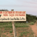 “Proibida a entrada de pessoas que não seja da família, principalmente quem não votou em mim”, diz placa na propriedade do vereador Cancão