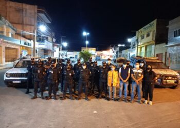 Noite de operação da Guarda Municipal de Tabira