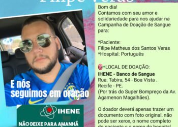 Jovem afogadense que perdeu a mãe vítima da covid, luta contra a doença e precisa de doação de sangue