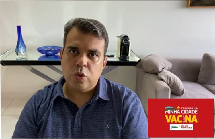 Secretário de Saúde de SJE anuncia inicio da vacinação dos professores da Rede Municipal