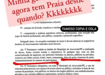 Arcoverde: Decreto de prefeito interino vira meme
