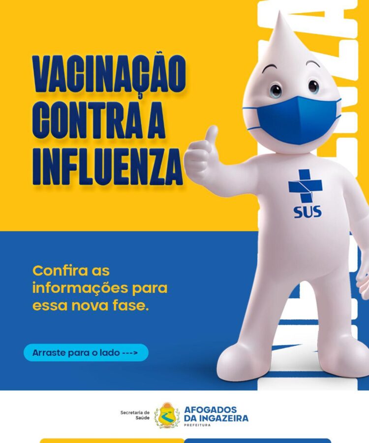 Prefeitura de Afogados amplia Vacinação contra a influenza