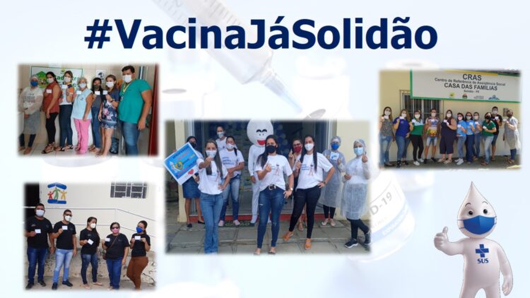 Prefeitura de Solidão iniciou a vacinação dos trabalhadores da educação e assistência social