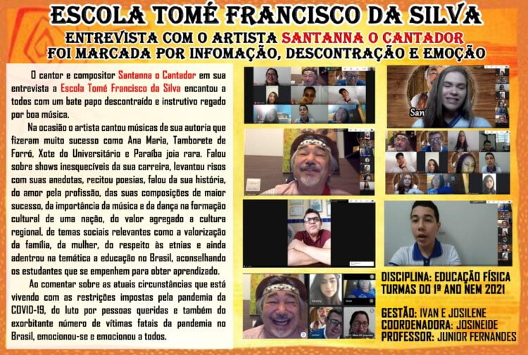 Quixaba: entrevista com o artista Santanna O Cantador foi marcada por informação, descontração e emoção
