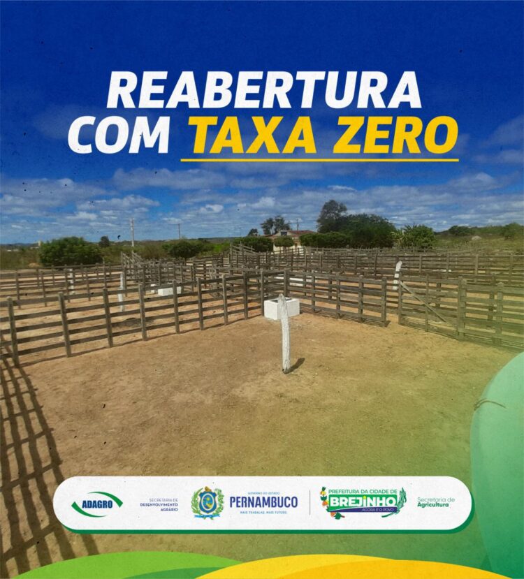 Feira de Brejinho será reaberta nesta sexta (16)