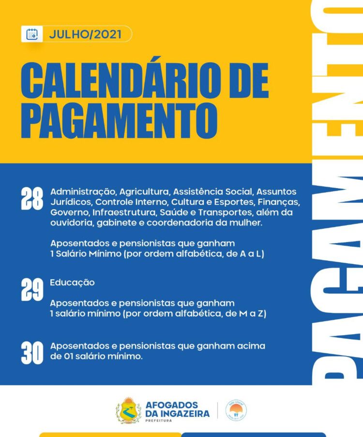 Prefeitura de Afogados inicia pagamento de servidores nesta quarta