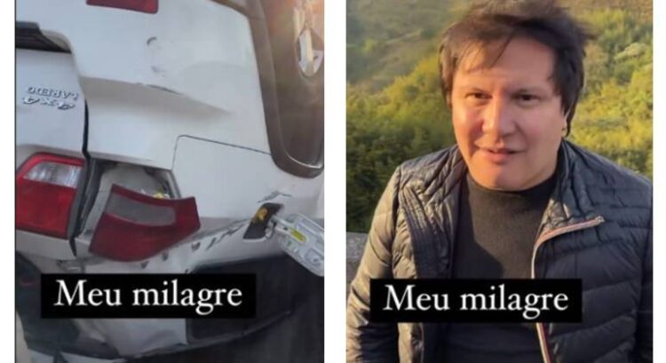 Cantor Gian, que faz dupla com Giovani, sofre acidente de carro