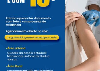 Prefeitura de Afogados já aplicou 30.268 doses de vacina contra a covid-19