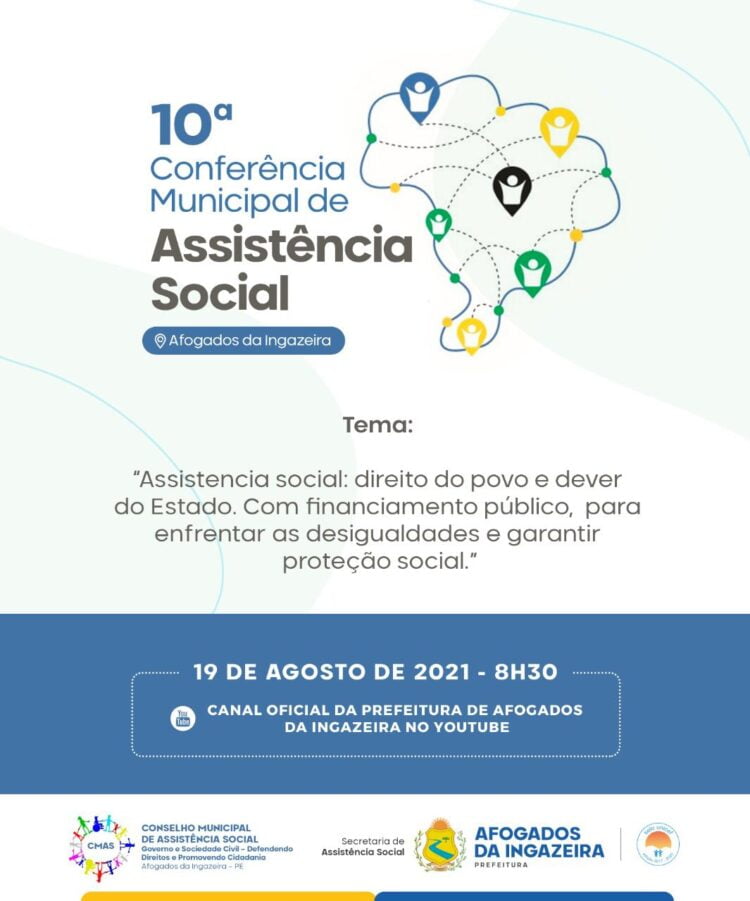 X Conferência Municipal de Assistência Social será nesta  quinta (19) em Afogados
