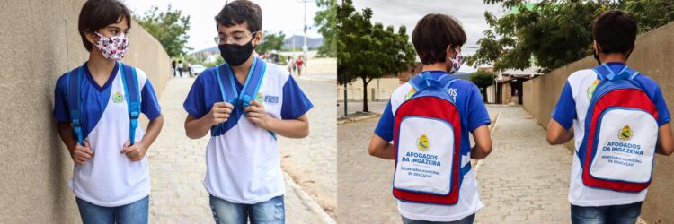 Prefeitura de Afogados distribuiu fardamento, mochilas e material escolar