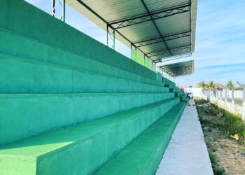 Prefeitura de Ouro Velho está intensificando os trabalhos de reforma do estádio Municipal
