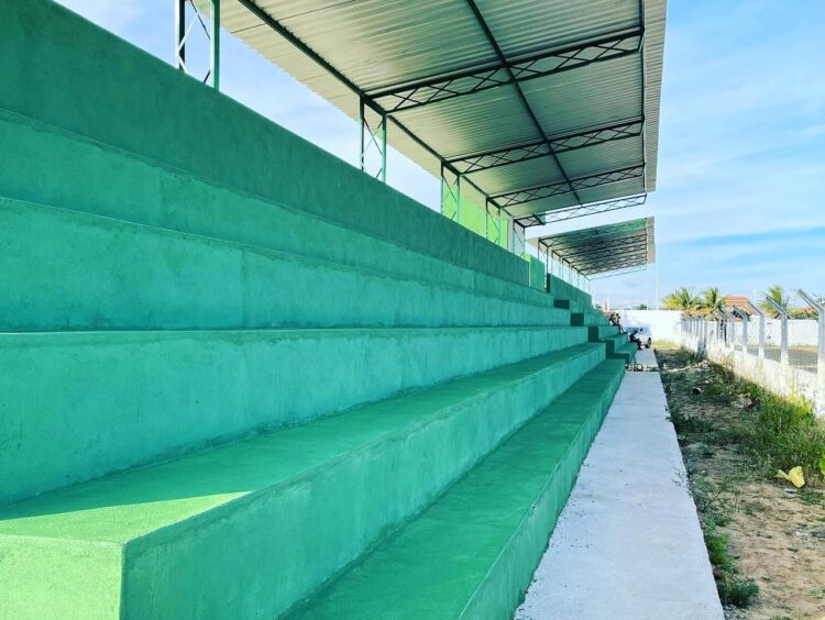 Prefeitura de Ouro Velho está intensificando os trabalhos de reforma do estádio Municipal