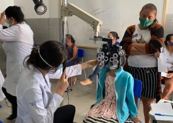 Secretaria de Saúde de Ouro Velho realiza mutirão de exames oftalmológicos e atende mais de 100 pessoas