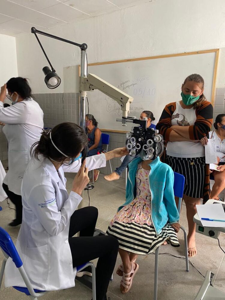 Secretaria de Saúde de Ouro Velho realiza mutirão de exames oftalmológicos e atende mais de 100 pessoas