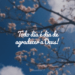 Palavra do Dia: Gratidão a Deus