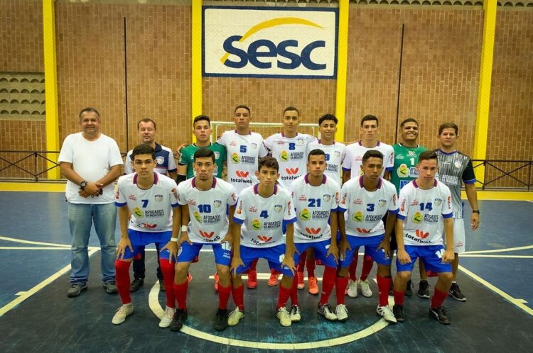 Afogados FC sub 17, em parceria com o Mais Pajeú, vence 4ª seguida e se classifica para 2º fase do PE de Futsal com 2 rodadas de antecedência