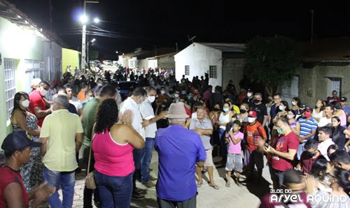 Anchieta Patriota inaugura no Bela Vista primeira rua do município pavimentada com intertravado