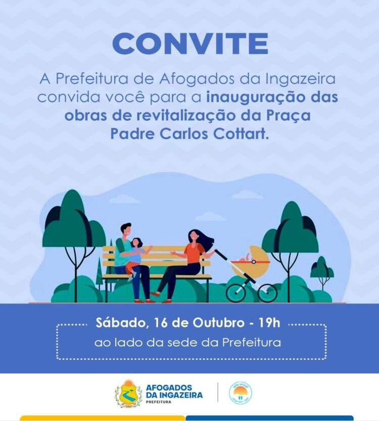 Prefeitura de Afogados vai inaugurar nova Praça Padre Carlos Cottart neste sábado (16)