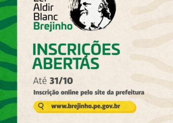 Aberta inscrições para cadastro cultural em Brejinho