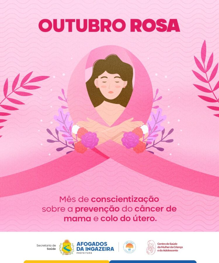 Outubro Rosa: Prefeitura de Afogados promove ações de prevenção ao câncer de mama e de colo de útero