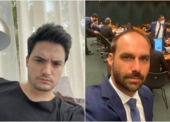 Eduardo Bolsonaro critica Superman Bisexual, Felipe Neto retruca: “Sexualidade frágil”