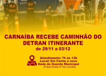 Carnaíba será contemplado com a visita do Detran Itinerante
