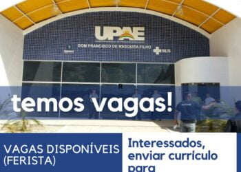 UPAE Afogados abriu vagas de emprego temporário, confira
