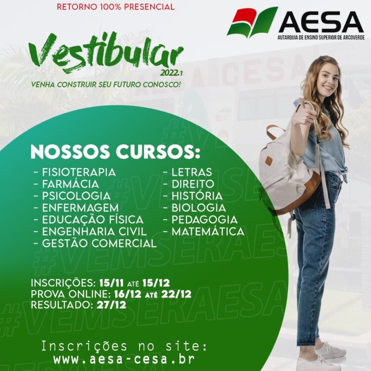 Mega Vestibular da AESA 2022.1