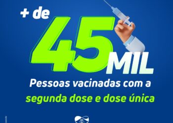 Arcoverde atinge mais de 45 mil pessoas vacinadas com a segunda dose e dose única contra a Covid-19