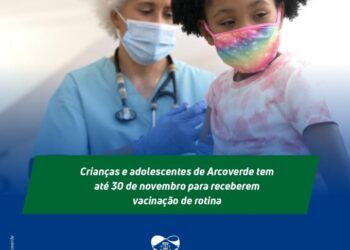Crianças e adolescentes de Arcoverde tem até 30 de novembro para receberem vacinação de rotina