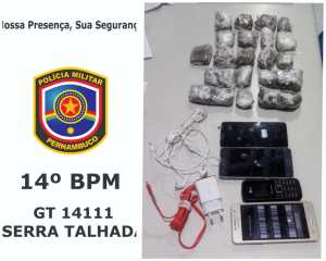 Bandidos tentam entregar drogas e celulares dentro de colchão em Serra Talhada