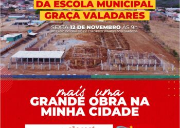 Prefeito de São José do Egito visita canteiro de obras de nova escola, nessa sexta (12)