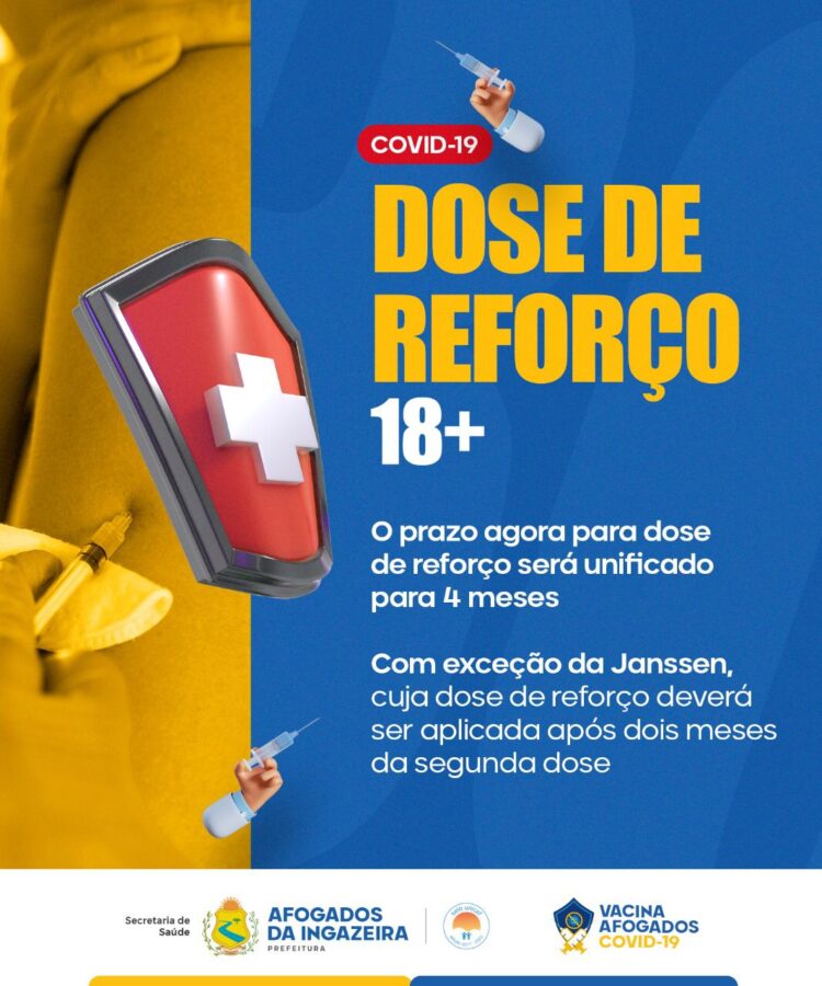 A partir de segunda (27) repartições da Prefeitura de Afogados irão exigir cartão atualizado de vacinação