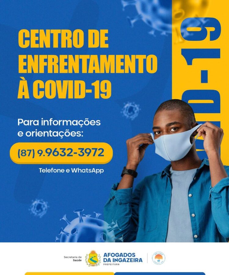 Afogados: Secretaria de Saúde divulga número para orientar população sobre a testagem