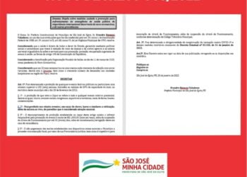 Novo decreto proíbe eventos com som para evitar aglomeração em São José do Egito