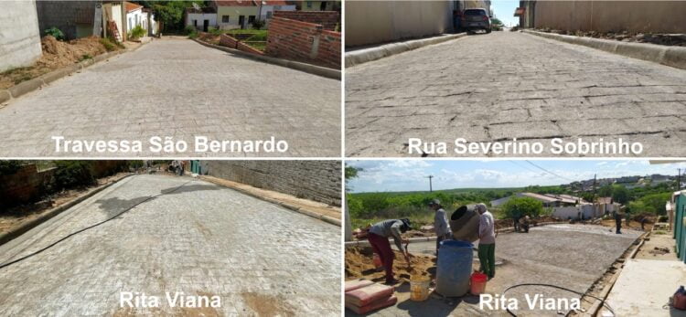 Duas das 40 ruas anunciadas que seriam calçadas em 2022 já estão prontas em SJE