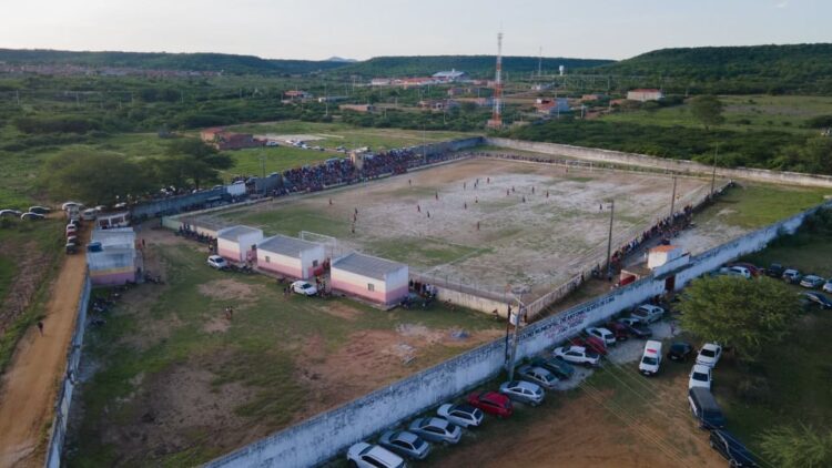 Inauguração da iluminação do Estádio Municipal O Tonhão, em Brejinho
