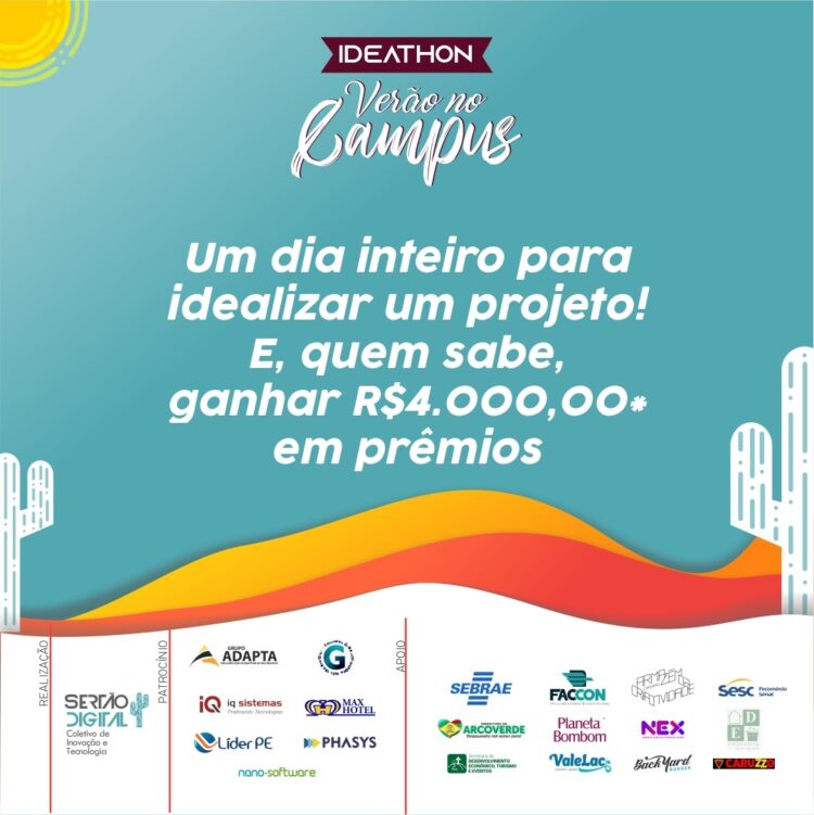 Sertão Digital Coletivo de Inovação vai realizar em Arcoverde o Ideathon Verão no Campus