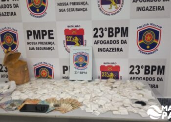Primeira mão: Polícia faz maior apreensão de cocaína da história do 23º Batalhão de Afogados