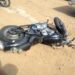 Motociclista colide com viatura da PM em Serra Talhada e fica ferido
