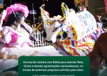 Arcoverde contará com Edital para atender Bois, Ursos e demais agremiações carnavalescas, no intuito de amenizar prejuízos sofridos pelo setor