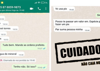 Alerta: Bandido tenta se passar por prefeito da cidade de Iguaracy em busca de Pix