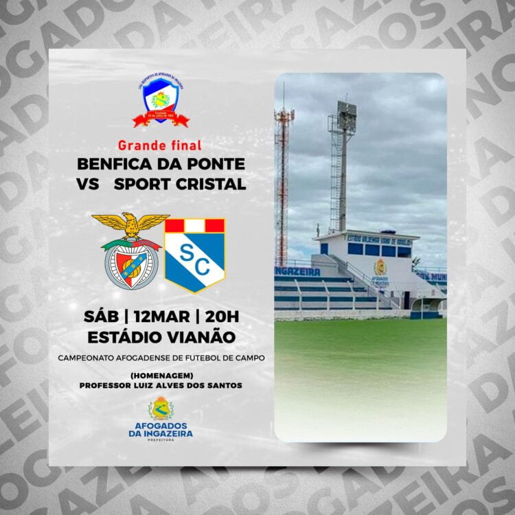 Afogados vive expectativa da grande final do Campeonato de Futebol que será neste sábado (12)