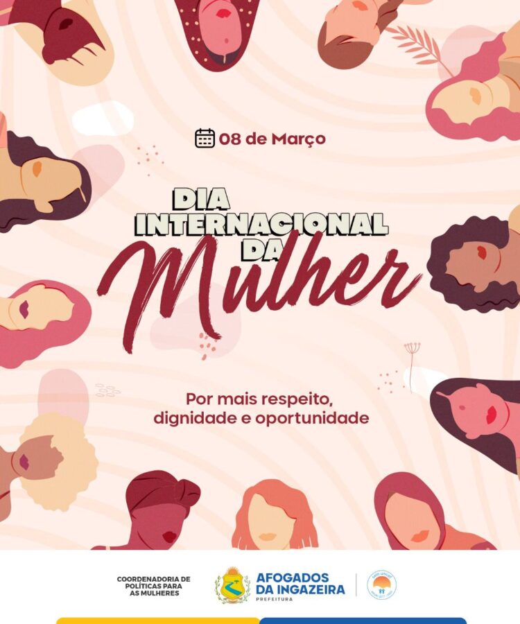 Prefeitura de Afogados divulga programação para o mês da mulher