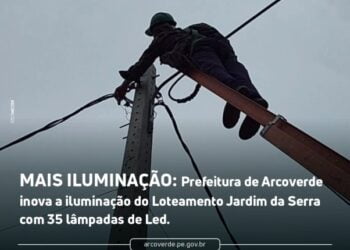 Prefeitura de Arcoverde inova a iluminação do Loteamento Jardim da Serra com 35 lâmpadas de Led