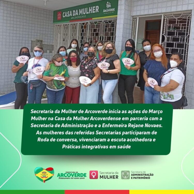 Secretaria da Mulher de Arcoverde inicia ações do Março Mulher, na Casa da Mulher Arcoverdense