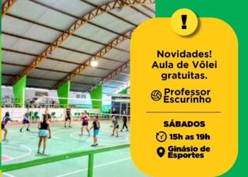 Prefeitura de Brejinho viabiliza aulas gratuitas de vôlei e doou redes e bolas de vôlei para auxiliar nos treinos e jogos